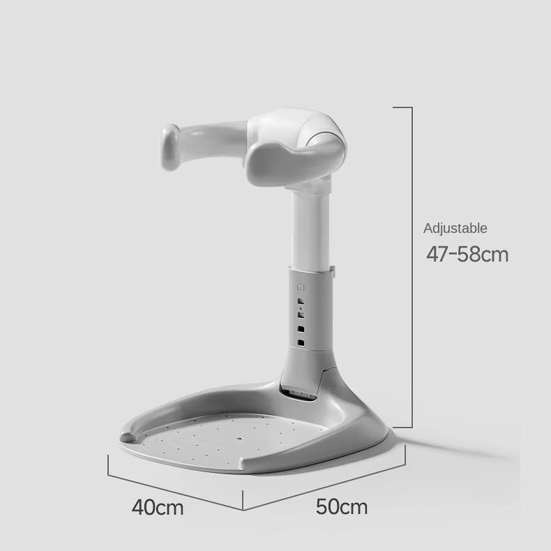 Foldable Baby Bath Seat & Standing Support with Armrest