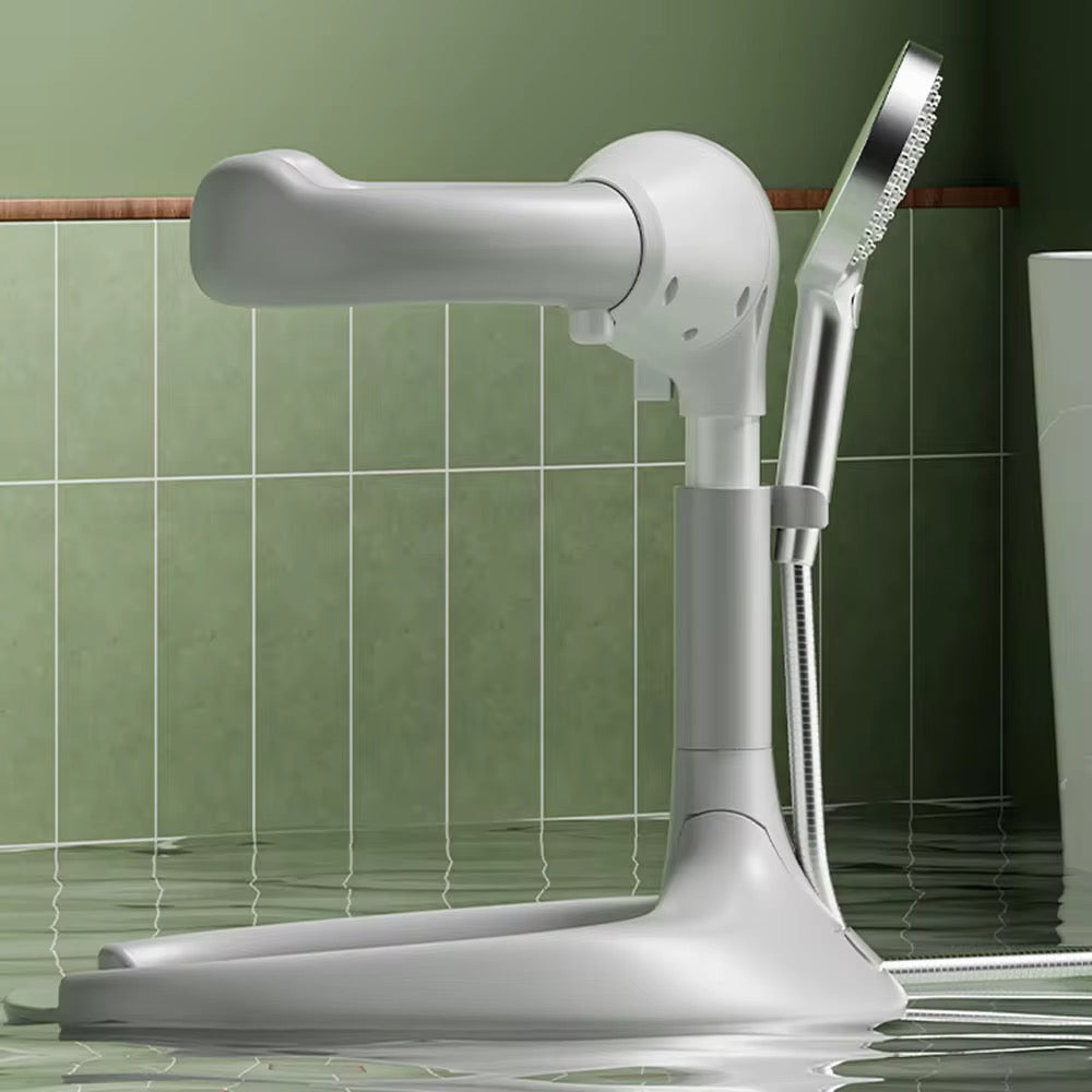 Foldable Baby Bath Seat & Standing Support with Armrest
