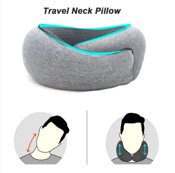 Memory Foam Neck Pillow for Travel