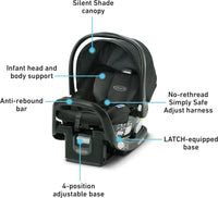 Baby Trend Car Seat with Simply Safe Adjust Harness System
