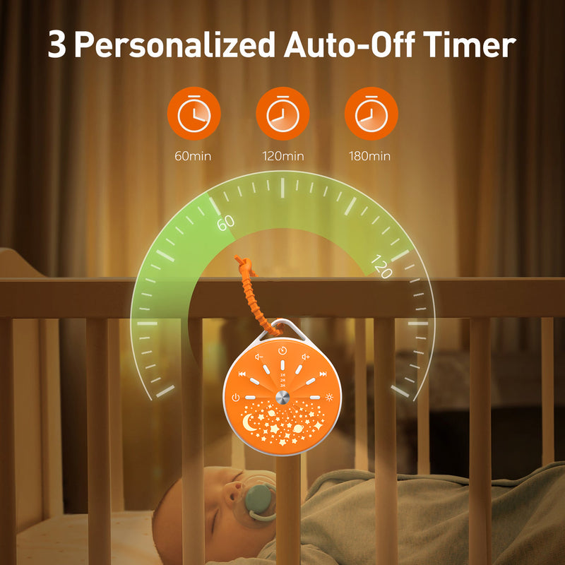 Sleepmate Baby White Noise Machine with RGB LED Night Light & Soothing Sounds