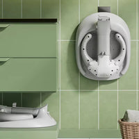 Foldable Baby Bath Seat & Standing Support with Armrest