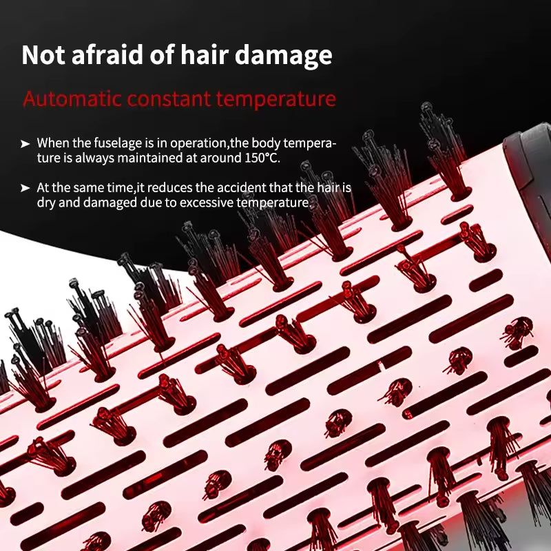 Rotating Hair Brush Dryer 3-in-1 Hair Styler