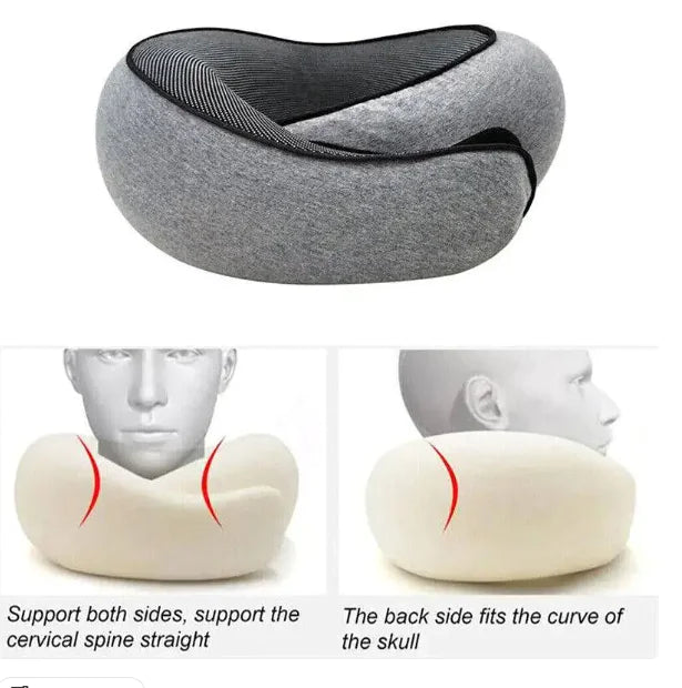 Memory Foam Neck Pillow for Travel