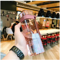 Transparent Square Water Bottle