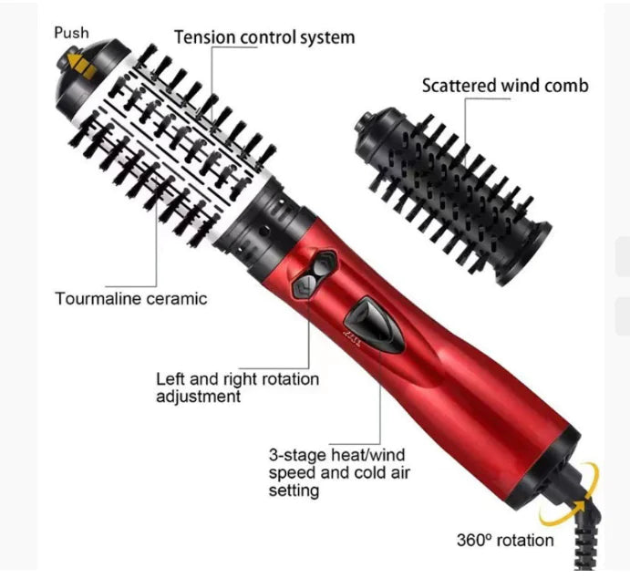 Rotating Hair Brush Dryer 3-in-1 Hair Styler
