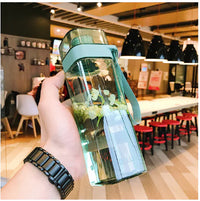Transparent Square Water Bottle