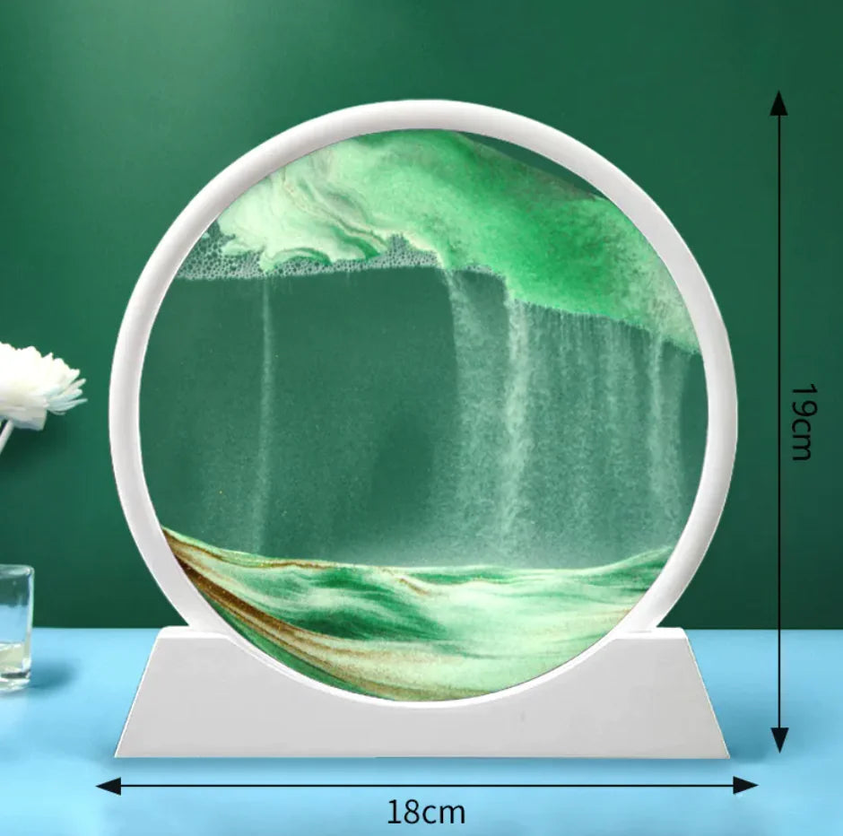 Moving Sand Art Decorative Hourglass