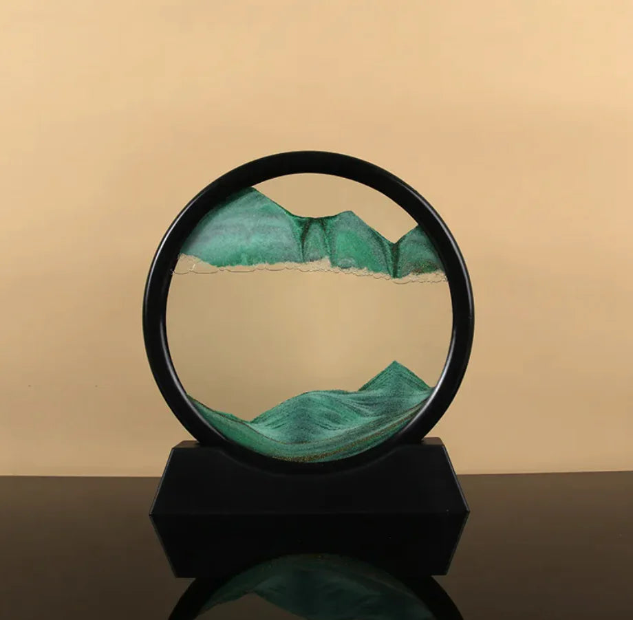 Moving Sand Art Decorative Hourglass