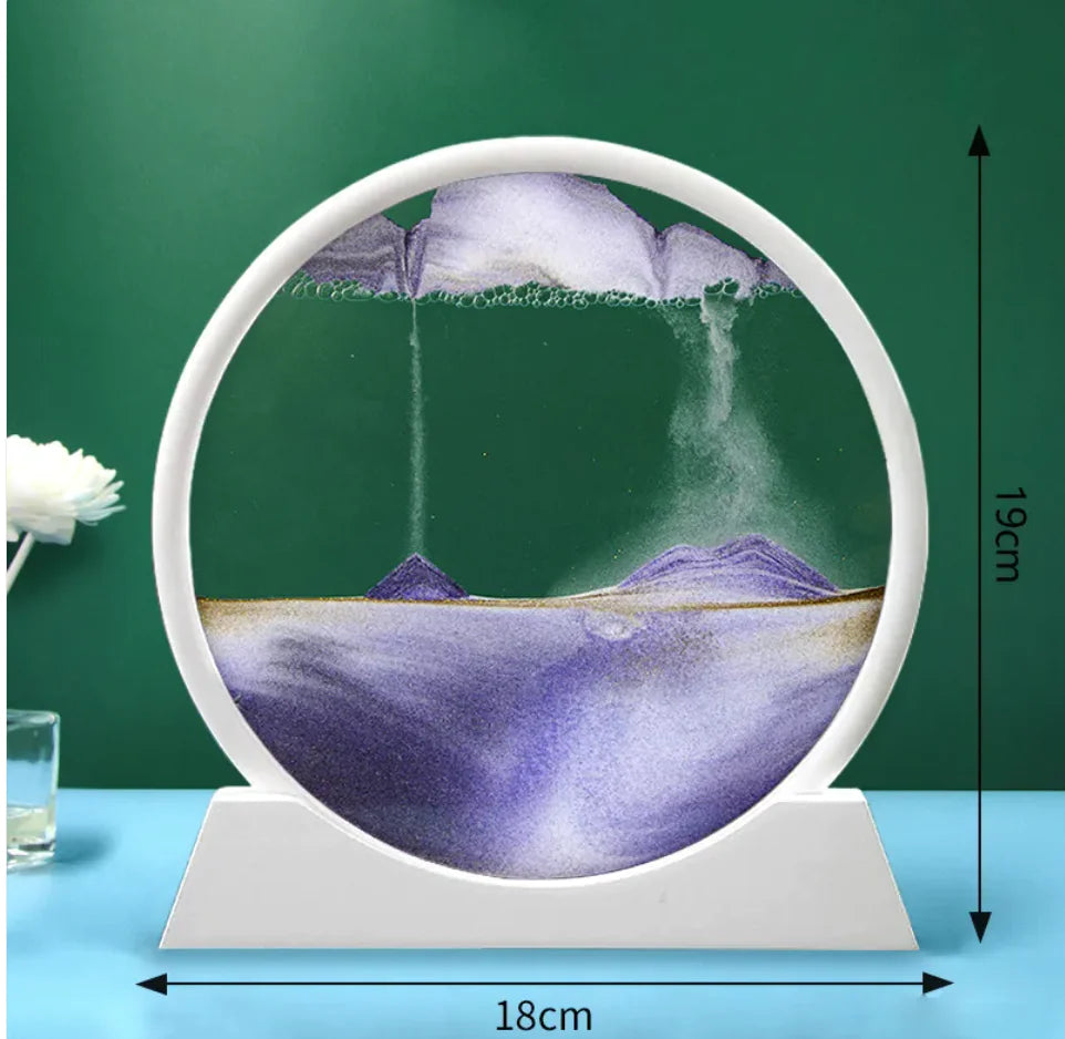 Moving Sand Art Decorative Hourglass